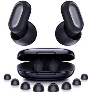 VANPIE 2026 Tappi Per Dormire | Silicone Premium A+ con 28dB di Cancellazione del Rumore, Comodi & Riutilizzabili per Studio, Lavoro e Viaggi (Nero)