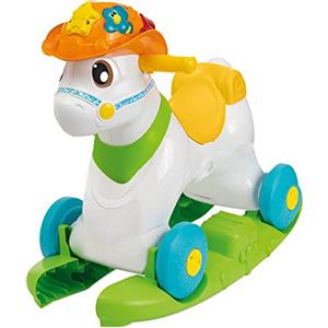 Chicco Baby Rodeo, Gioco Cavalcabile, Dondolo Bambini, 3 Pulsanti Interattivi, Confezione in Plastica Riciclata, 1 - 3 Anni, Made in Italy