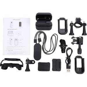 BONKZEBU Mini Body Action Camera 4K POV Body Cam, Fotocamera Sportiva da 64 GB con Registrazione Audio Video, Pollice Indossabile Magnetico WiFi Portatile, per Viaggi di Lavoro Pet Walk