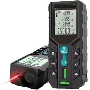 MZMZM Misuratore laser di distanza D2, strumento di misurazione digitale Trena 40M 120m, bolle a doppio livello, telemetro adatto for la casa(40m)