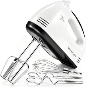 Showvigor Sbattitore Elettrico 300W, 7 Velocità Design Ergonomico