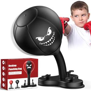IMAYCC Sacco da Boxe da Tavolo,Punching Ball con Potente Ventosa