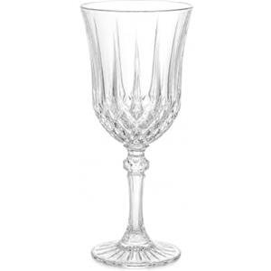 RCR Cristalleria Italiana S.p.a. Linea Melodia | Calici da Acqua Vino Rosso e Bianco in Vetro Bicchieri Moderni Set 6 Biccheri di Cristallo da 27 Cl
