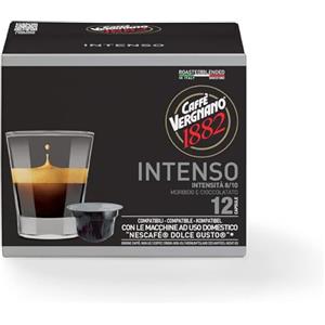 Caffè Vergnano 1882 - Capsule Compatibili Nescafé Dolce, Gusto Intenso