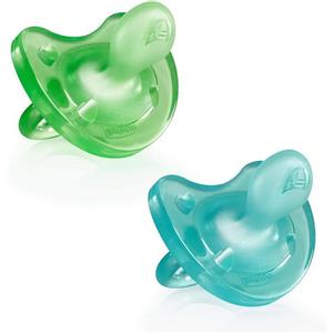 Chicco gommotto in silicone boy 6-16 mesi 2 pezzi