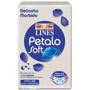 Lines petalo soft notte 8 pezzi
