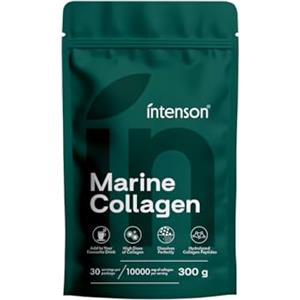 Intenson Polvere di Collagene Marino, 300 g, Idrolizzato di Pesce Tipo I