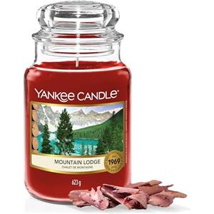 Yankee Candle Candela profumata | Candela in giara grande della Rifugio di Montagna | Candele a lunga combustione: fino a 150 ore | Regali perfetti per le donne