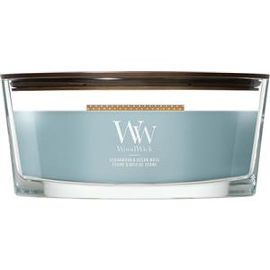 WoodWick Candela profumata | Candela Ellipse | Cedarwood & Ocean Moss | Regali perfetti per donne