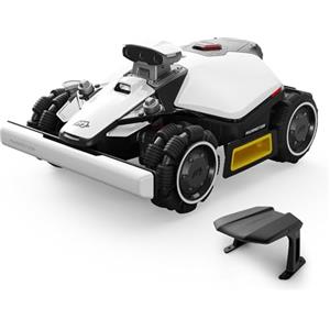 MAMMOTION LUBA mini 2 AWD 1000 Robot Tagliaerba con Garage Standard per 1000m², Visione AI Tri-Camera e Posizionamento NetRTK, Mappatura Automatica, DropMow, Pendenza 80%