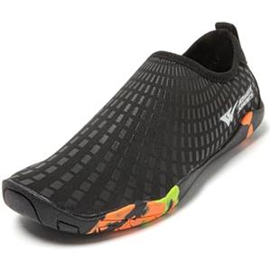 CLEIKS Scarpe da Spiaggia Donna Scarpe per Scogli Donna Antiscivolo e Traspiranti per Immersione e attività Acquatiche (Nero, 40 EU, SD9535)