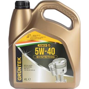 GRUNTEK Olio Gruntek Power G 5w40 Synthetic 4l