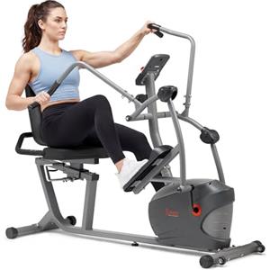 Sunny Health & Fitness Smart Recumbent Ellittica Cross Trainer per Seniors