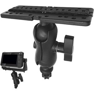 Generico Piastra Per Ecoscandaglio Marino - Base Girevole A 360 Gradi, Supporto Portatile, Struttura Robusta, Design Pratico | Accessorio Di Montaggio Affidabile Per Attrezzature Da Viaggio All'aperto Per Avve