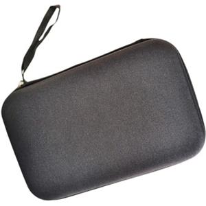 ZMdooreasy Custodia rigida per racchette da ping pong, per 2 racchette e palline, copertura in tessuto Oxford antipolvere con cinghie elastiche, supporto da viaggio per pagaia da 30 cm