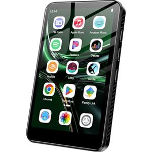 SWOFY 80 GB Lettore MP3 Spotify, SWOFY 4.0 pollici HiFi Lettore MP3 & MP4 con Bluetooth e WiFi, Lettore musicale Android con Amazon Music, Deezer, Audible, Radio FM, Play Store