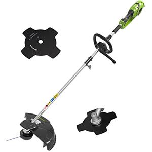 Greenworks Tools Greenworks Tagliabordi e Decespugliatore Elettrico 230V 1200W 40cm, Decespugliatore Lama