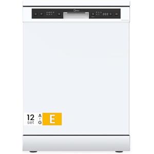 Midea Lavastoviglie Libera Installazione 12 Coperti 6 Program 60 cm Bianco