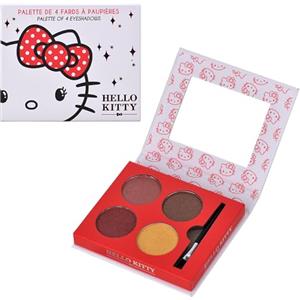 Take Care Hello Kitty - Set di 4 ombretti con pennello e specchio
