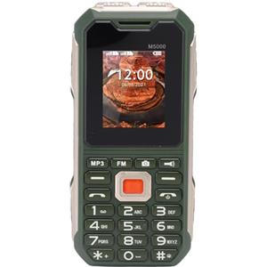Jectse Telefono Cellulare Senior Sbloccato, Telefono Robusto 2G, Doppia SIM, Torcia a LED a Doppia LED, Jack per Cuffie da 3,5 Mm, per Bambini anziani. (Spina europea)