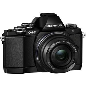 Olympus OM-D E-M10 Fotocamera Mirrorless 16 MP, Kit con Obiettivo M.Zuiko ED 14 - 42mm f3.5-5.6 EZ, Nero
