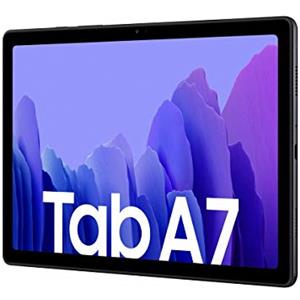 Samsung Galaxy Tab A7 Tablet, Display 10.4 TFT, 32GB Espandibili fino a 1TB, RAM 3GB, Batteria 7.040 mAh, LTE, Android 10, Fotocamera posteriore 8 MP, Dark Gray [Versione Italiana]