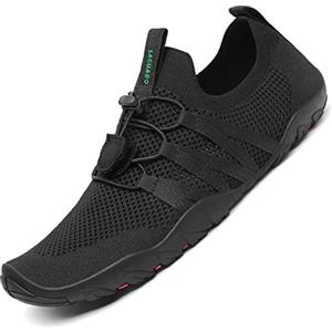 SAGUARO Scarpe da Scoglio Donna Uomo Scarpette da Mare Bagno Spiaggia Surf Yoga Water Shoes per Nuoto Piscina Spiaggia Canottaggio Vela Aqua Fiume Mare, Nero Inchiostro, 39 EU