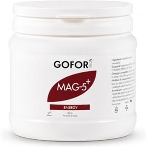gofor360 MAG-5+ ENERGY Magnesio 5 Forme con Bisglicinato + Potassio, Creatina - Integratore Elettroliti in Polvere Limone - Energia, Stanchezza, Focus e Funzione Muscolare - 60 Dosi