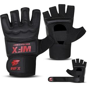 WFX Guanti da boxe per uomo e donna, guanti da karate, guanti da boxe per sacco da boxe per arti marziali, combattimento del corpo, guantoni da boxe per taekwondo, sparring, wrestling, kickboxing per