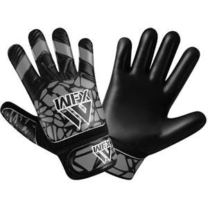 WFX Guanti da Portiere per Bambini Ragazzi e Giovani Guanti da Calcio per Bambini con Doppio Supporto al Polso Guanti da Portiere da Calcio Grip Protezione del Palmo (Grigio, Taglia 5 Adatto per