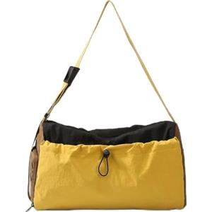 Yunhgft Borsone da Viaggio Impermeabile per e Sport, Borsa Versatile con Scomparto Separato, Giallo, Giallo