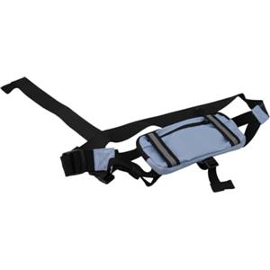 Accarugty Marsupio da ciclismo, custodia per telefono da bicicletta, cintura da corsa, borsa sportiva impermeabile, portabottiglie elastico (blu)