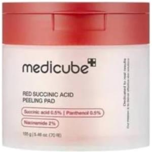 medicube - Red Succinic Acid Peeling Pad, 70 dischetti / 155g