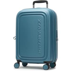 Mandarina Duck carrello Logoduck + Expandable Trolley Tailor Blue petrolio