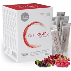 UN 1K HEALTH & NUTRITION Collagene Verisol Idrolizzato e Acido Ialuronico + Vitamina C + Biotina in Polvere Articulaioni + Pelle Capelli e Unghie per Donna - Peptidi Colageno da Bere Puro - Extra Beauty - 30 Sticks