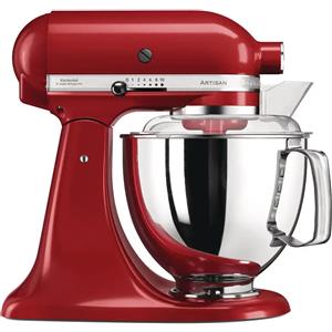 KitchenAid Artisan 5KSM175PS impastatrice planetaria con testa reclinabile 300 W 4,8 L Rosso