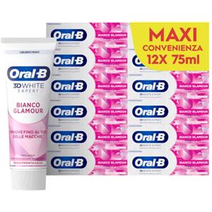 Oral-B Dentifricio 3DWhite Expert Bianco Glamour, 75ml