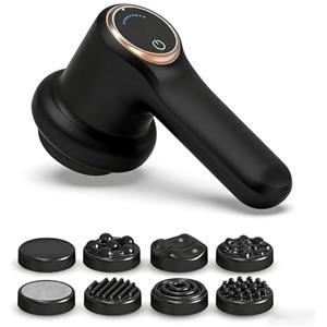 Daipaoer Massaggiatore Anticellulite Elettrico, Massaggiatore Cellulite Professionale Trasportabil econ 8 Testa Massaggio, Forme Rassodanti, Rassoda e Scolpisce, Allevia la Tensione Muscolare