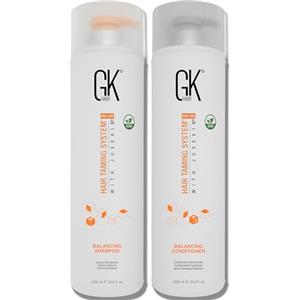 GK HAIR GKhair Balancing Shampoo e Conditioner pulizia profonda (1000ml/ 33.8fl.oz) - Per capelli grassi, grassi e normali, ripristina i livelli di pH, solfato e paraben Free con estratti di olio naturale