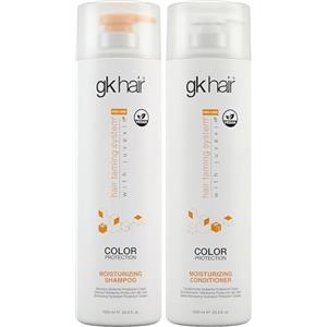 GK Hair Cheratina Globale Shampoo e Balsamo Set Idratanti 1000ml