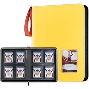 ProCase Album Toploader con Finestra 144 Carte - Giallo