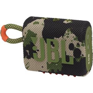 JBL Go 3: altoparlante portatile con Bluetooth, batteria integrata, funzione impermeabile e antipolvere - Squad