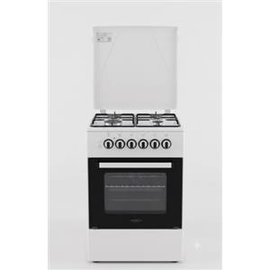 Lar.el Cucina a Gas LAR.EL 50X50 Bianca CUC.L503B 4 Fuochi Gas Forno a Gas + Grill Elettrico Libera installazione GPL o METANO