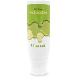 AMZ BETTER EATALIAN by AMZ BETTER Topping al Gusto di Pistacchio, Crema Dolce Proteica in Squeezer da 300 gr, Made in Italy, Salsa Pistacchio Ideale per Guarnire Gelati, Dolci e Dubai Chocolate