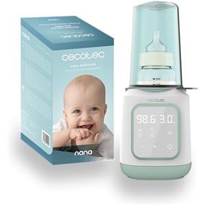 Cecotec Scaldabiberon - Sterilizzatore Biberon Nana BabyCare Single BottleWarmer, 4 modalità, Cestello per il Biberon, Senza BPA, Sicuro per Conservare Acqua, Latte e Alimenti