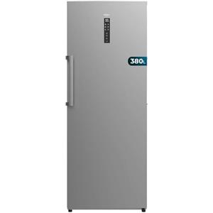 Cecotec Congelatore Verticale di 380L Bolero CoolMarket UF 380 inox D. 1950W, Motore Inverter Plus, Basso Consumo, Total No Frost, Display porta, Convertibile a frigorifero, Multi Airflow
