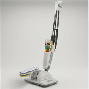 BEST DIRECT Lavapavimenti Elettrica VIBRATWIN Doppia Azione, Dispenser Detergente, Lucidatrice e Strofinatrice che Pulisce, Lucida Rinnova Pavimenti in Legno, Pietra, Parquet - Come Visto in TV -
