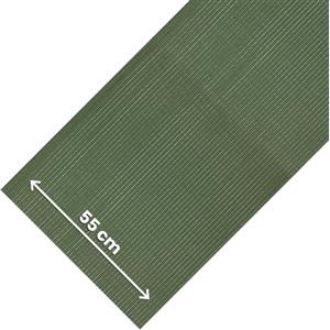Olivo Tappeti OLIVO.shop Tappeto Cucina Antiscivolo PVC 55x250 cm ROTOLO COMFORT | Tappetino a Rotolo per Cucina, Lavello, Corsia, Cassetti, Piano Cottura, Scarpiere, Bordo Piscina, Lavabile, VERDE SALVIA