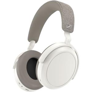 Sennheiser Cuffie Sennheiser MOMENTUM 4 Wireless: Bluetooth per telefonate cristalline,cancellazione adattiva del rumore, 60 h autonomia, suono personalizzabile e design pieghevole leggero, bianco, Over Ear