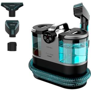 Cecotec Pulitore aspirante per tappezzeria Conga 7000 Carpet&Spot Clean Steam XXL Neo, 1700W, Pulizia 3in1, Serbatoi 1600ml acqua pulita e 950ml acqua sporca, Raggio d'azione 7m